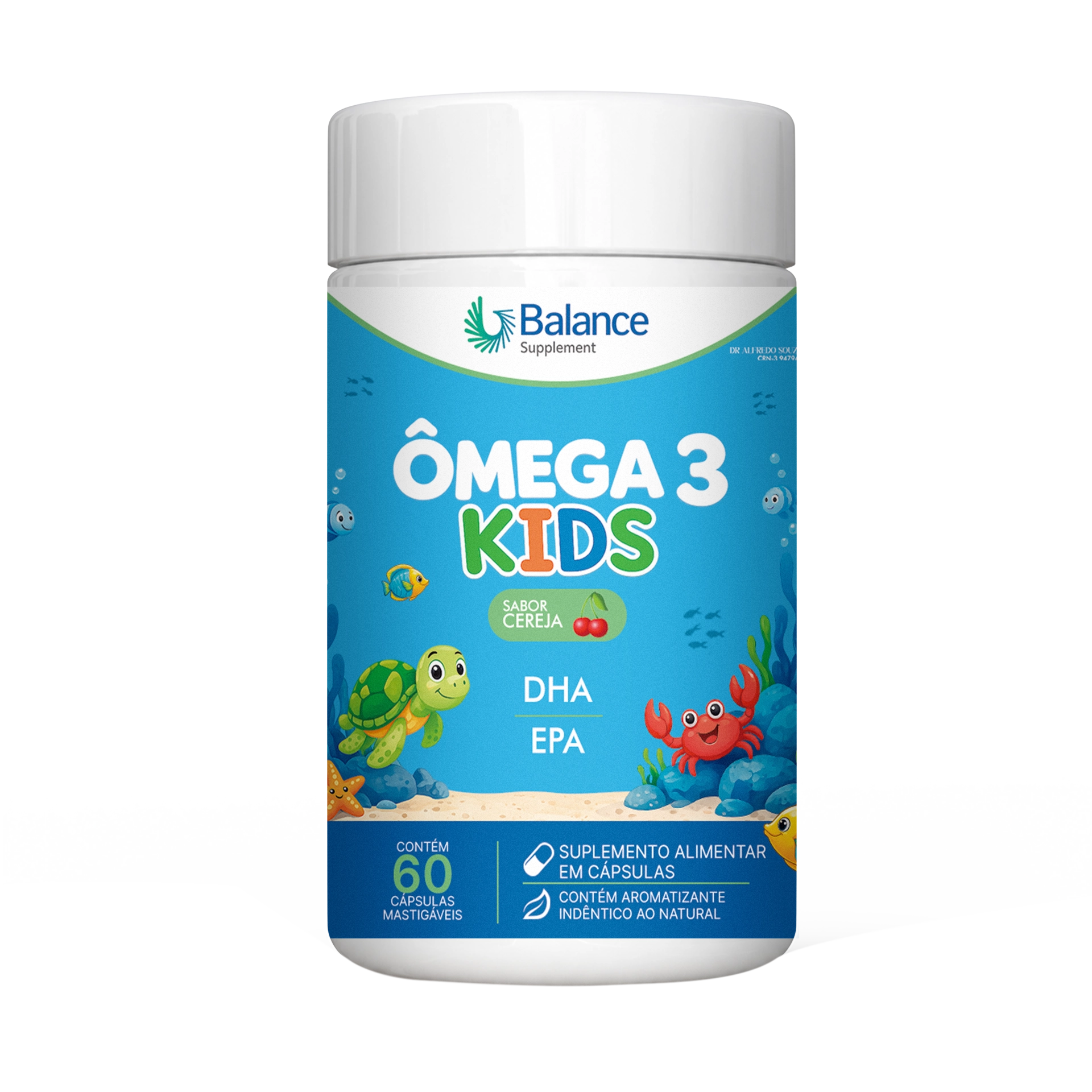 ÔMEGA 3 KIDS MASTIGÁVEL – SABOR CEREJA