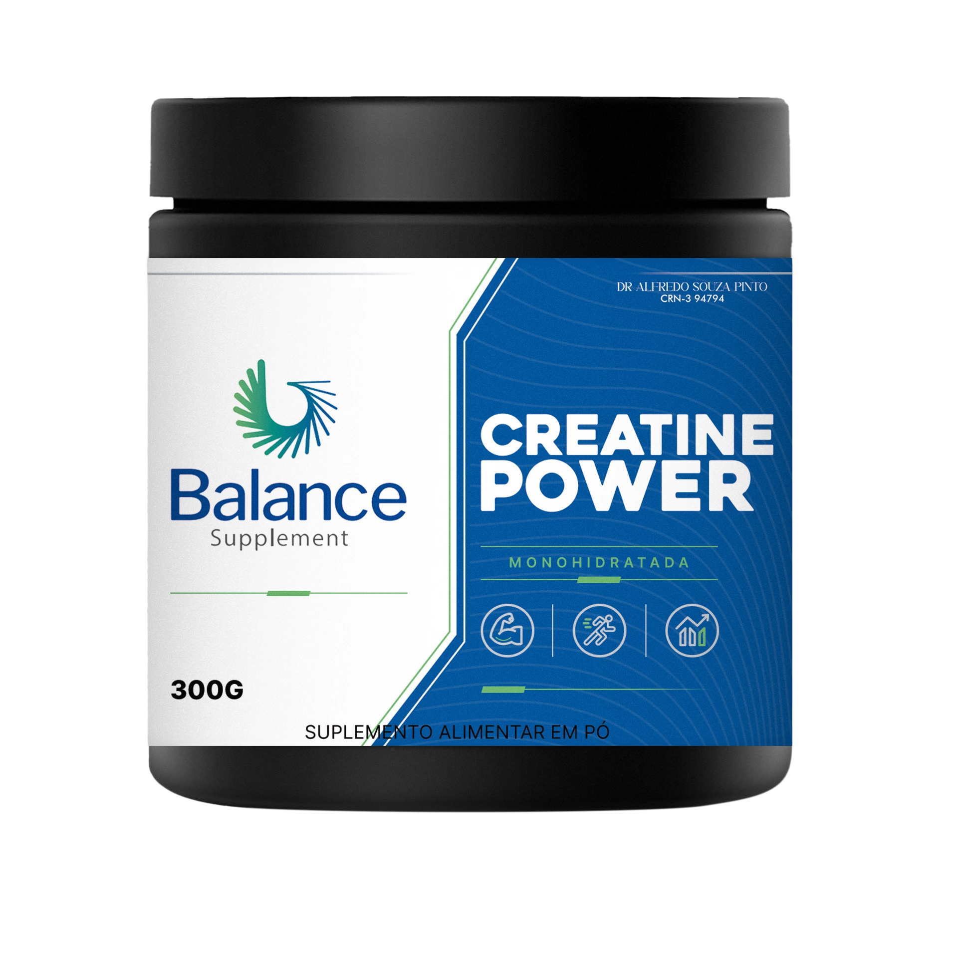 CREATINE POWER – CREATINA MONOHIDRATADA PURA 300G