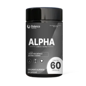 ALPHA – Vitaminas e Nutrientes para Cabelo, Barba e Pele